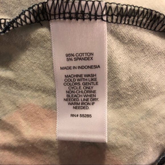 Express Floral Black Tube Top. Size M - Picture 7 of 8